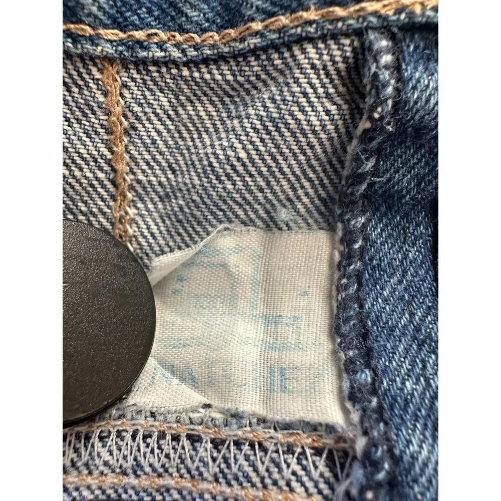 Vintage 70s Women's Denim, Natchez, Cut-off Jean Shorts,‎ Made in USA, High-rise